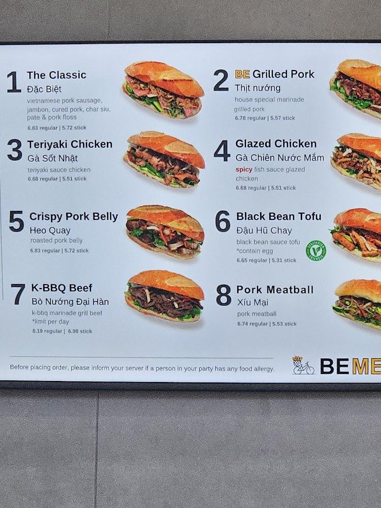 Be Banh Mi Augusta BE Ice Milk Coffee